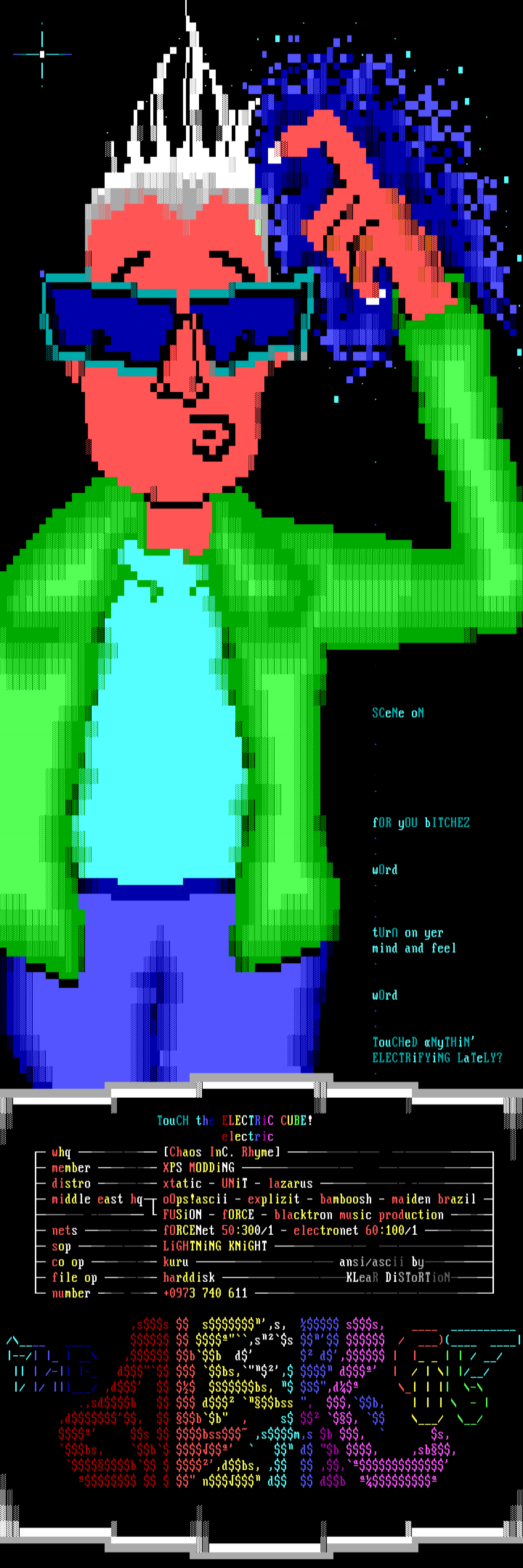 KD-TEC ANSI art from 1997