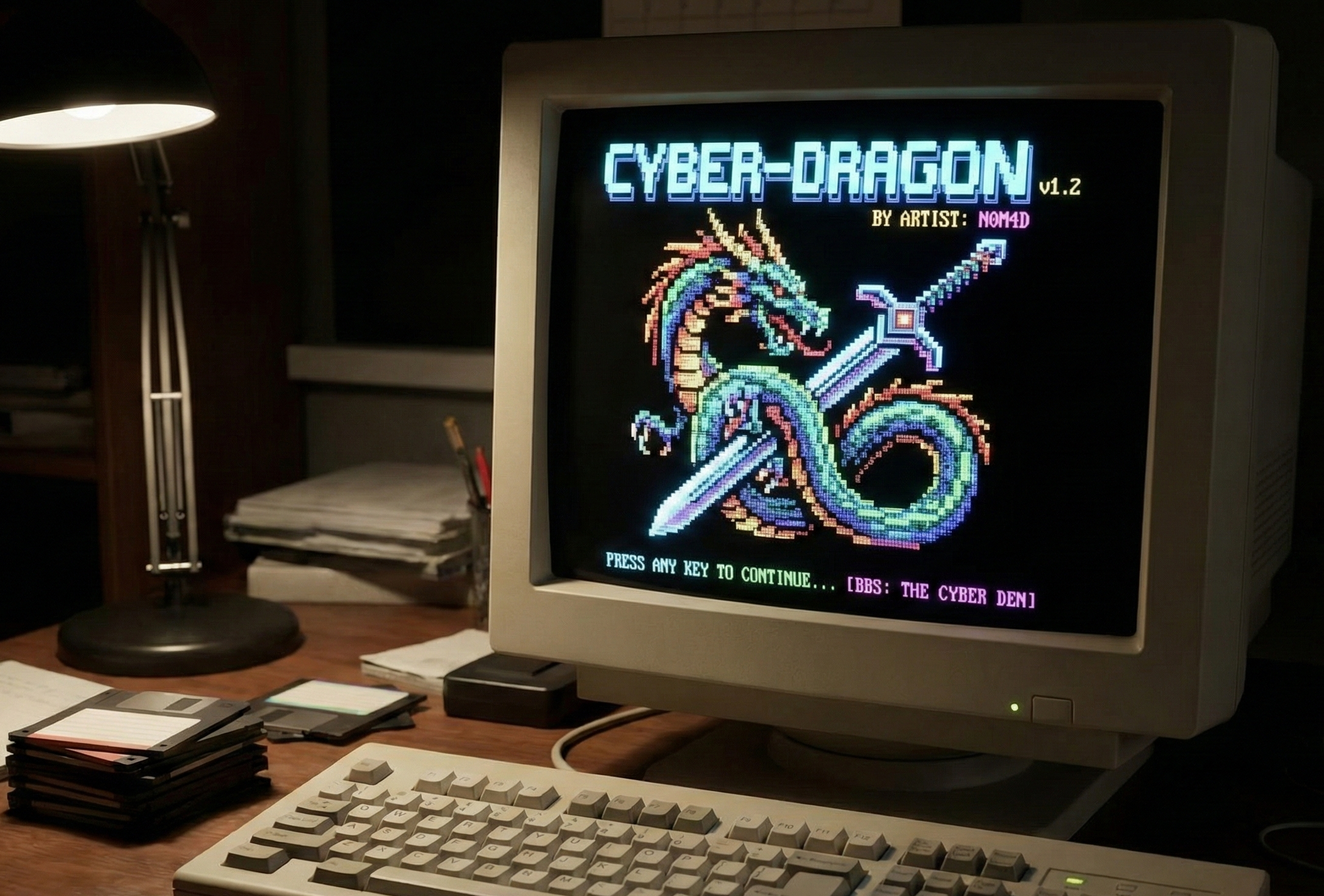 Dragon ANSI art