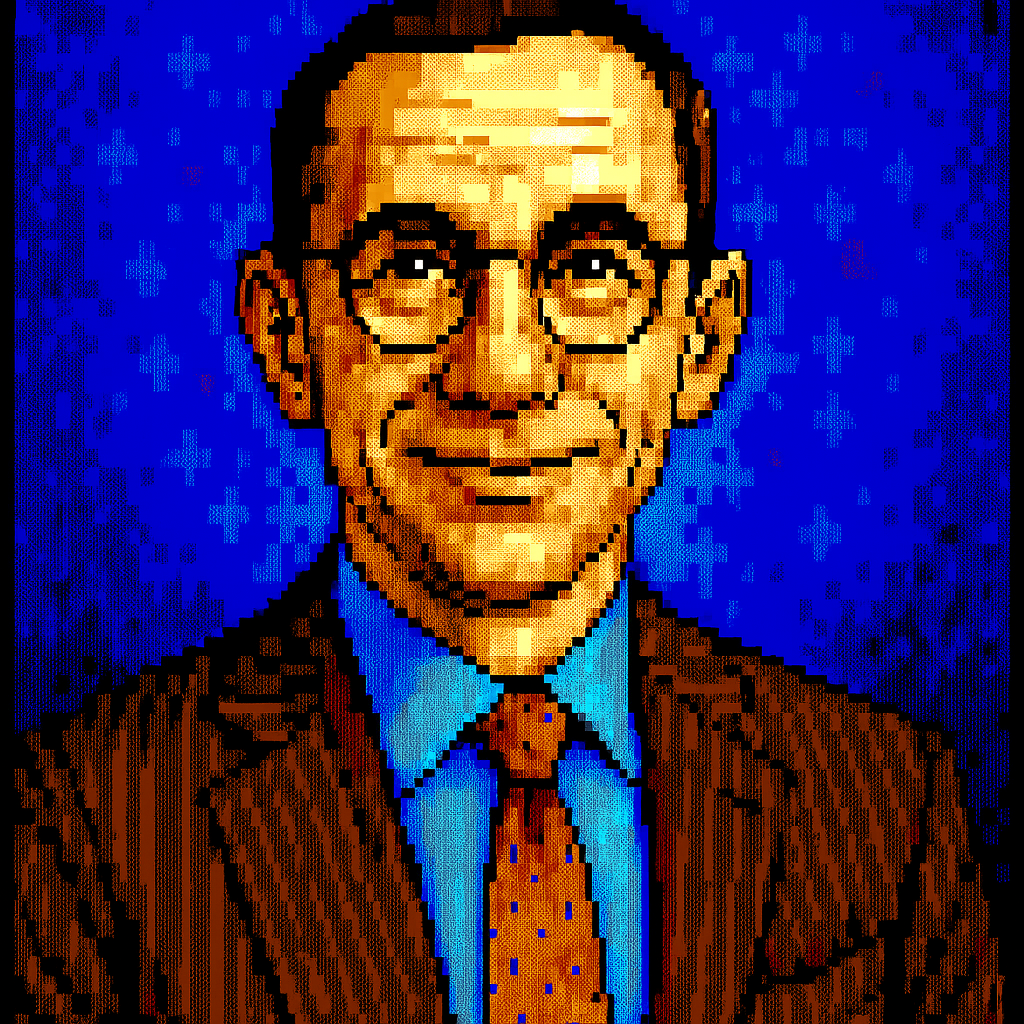 ANSI portrait of Joshua Dopkowski