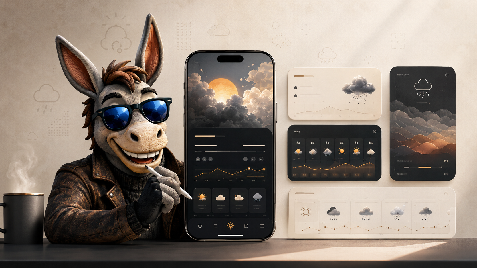 Mister Donkey weather assistant product visual